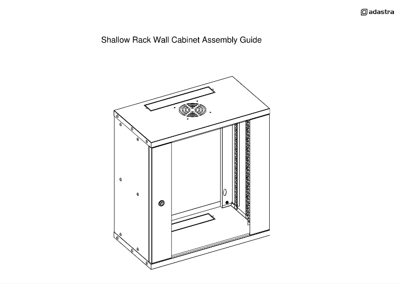 Page 1 de la notice Manuel utilisateur Adastra RC12U300