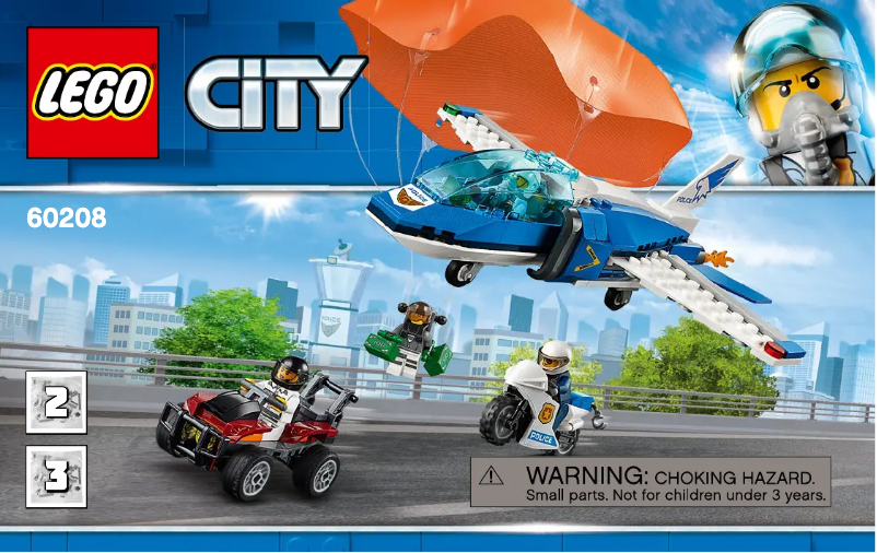Page 1 de la notice Manuel utilisateur Lego City 60208