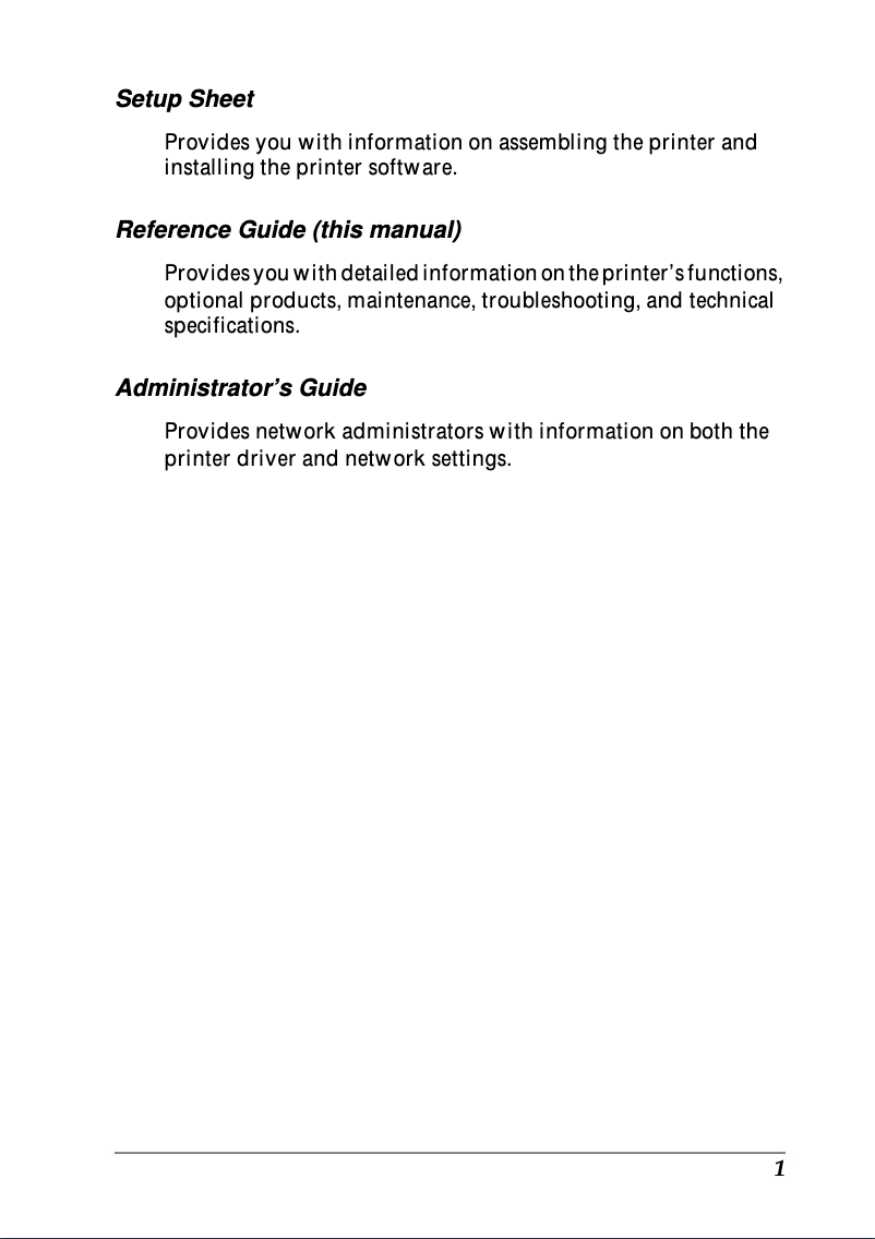 Image de la première page du manuel de l'appareil AcuLaser C1900