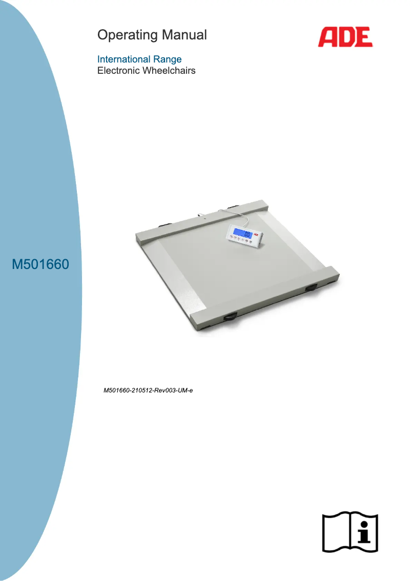 Page 1 de la notice Manuel utilisateur ADE M501660