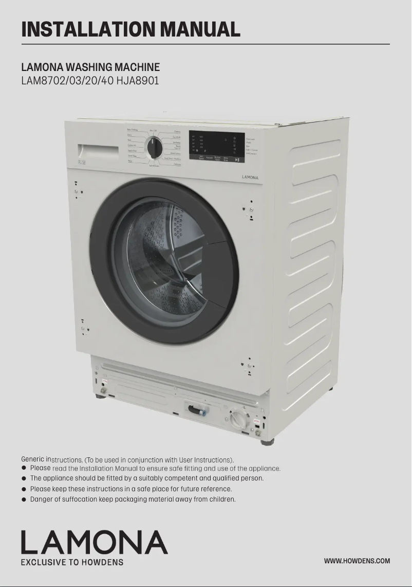 Image de la première page du manuel de l'appareil LAM8720