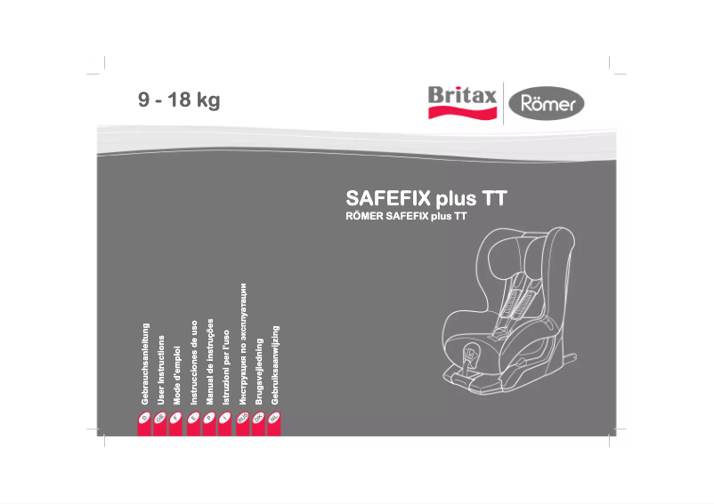 Page 1 de la notice Manuel utilisateur Britax-Römer Safefix plus TT