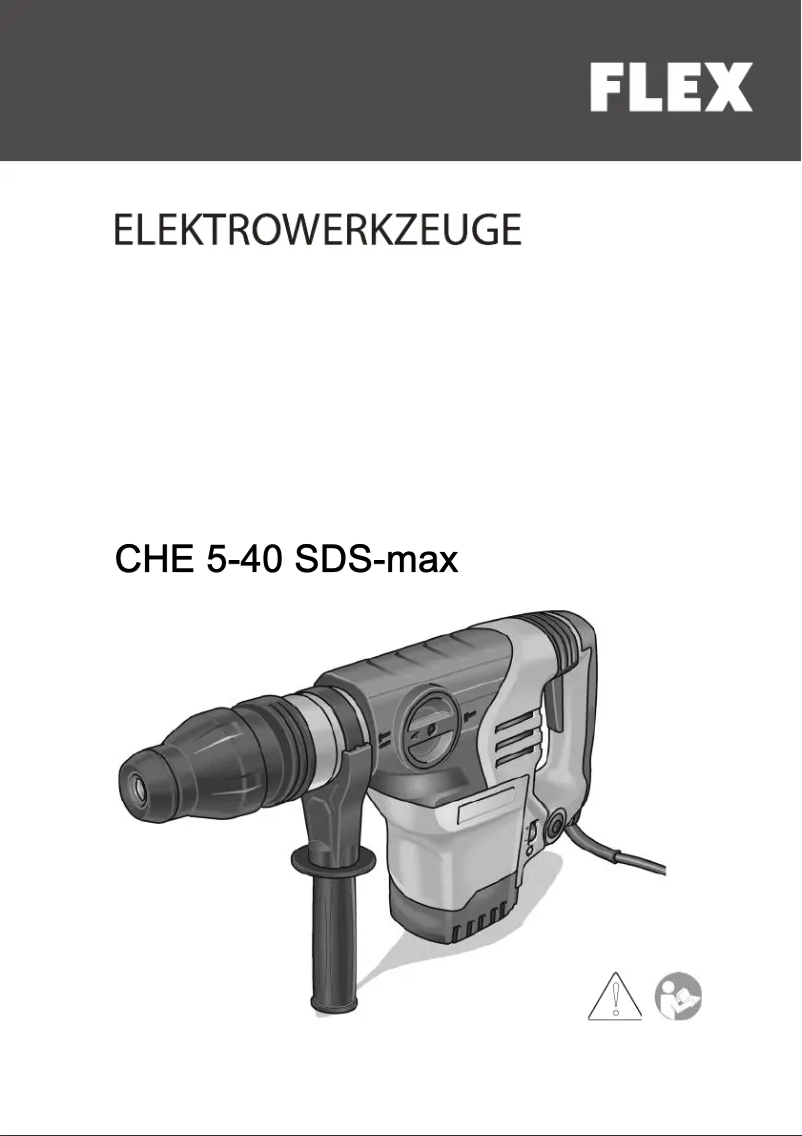 Page n°1 - Manuel utilisateur Flex CHE 5-40 SDS-max