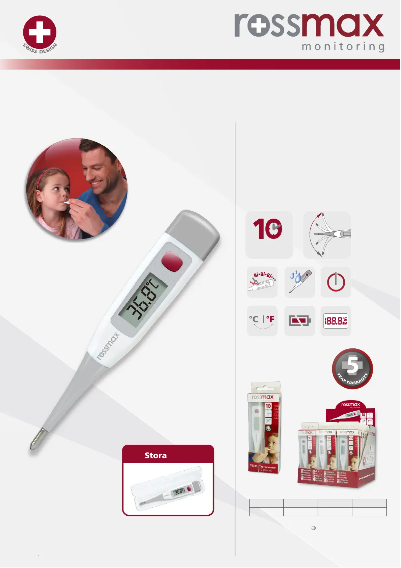 Page n°1 - Brochure Rossmax TG380