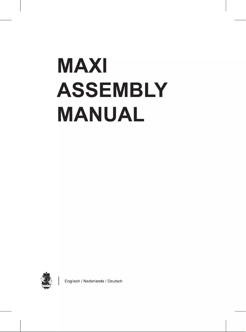 Página 1 del manual Manual de usuario Veloretti Maxi