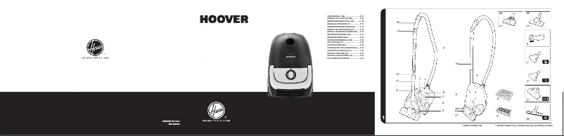Page n°1 - Manuel utilisateur Hoover Capture CP50