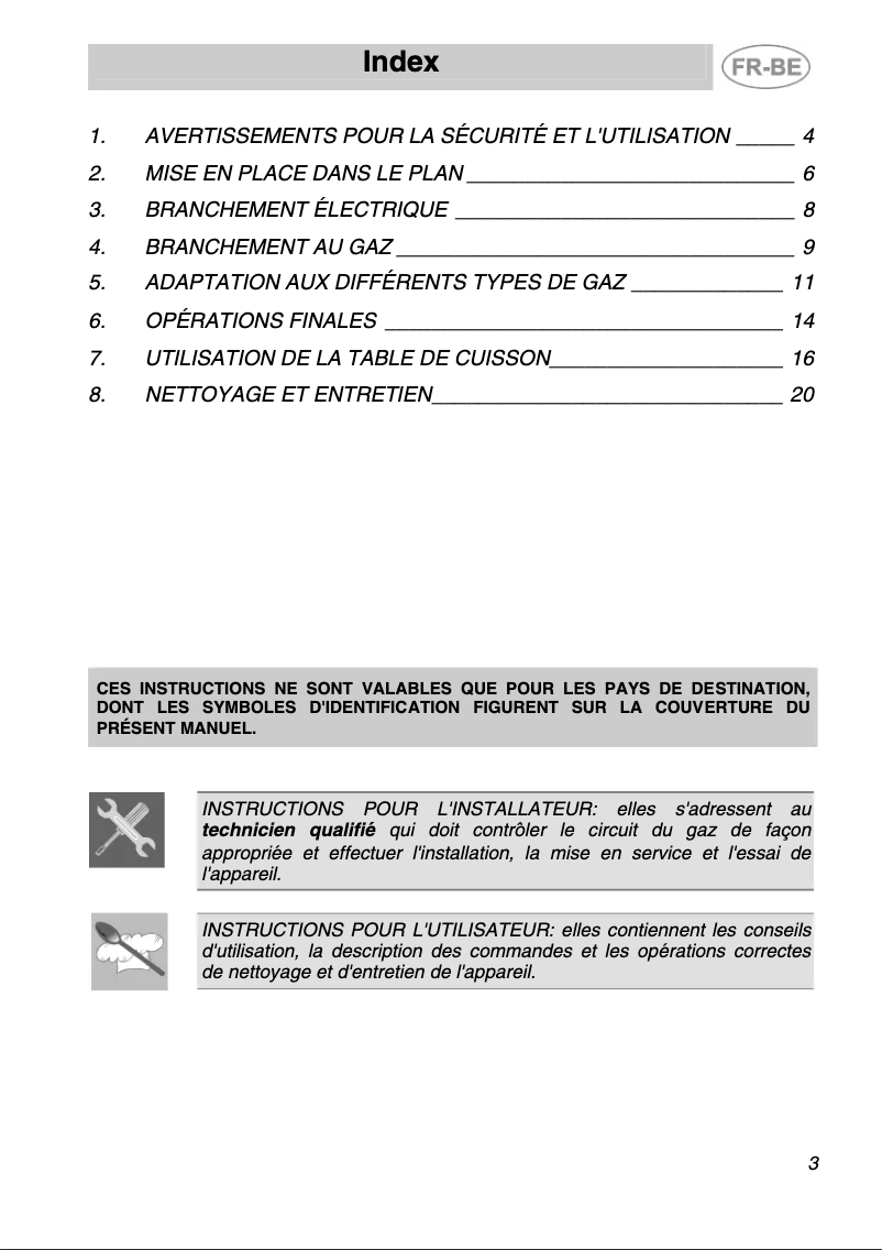 Image de la première page du manuel de l'appareil SR 596 GXB 5