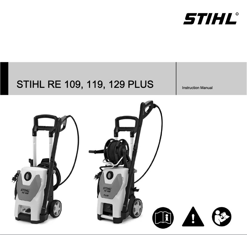 Page 1 de la notice Manuel utilisateur Stihl RE 119