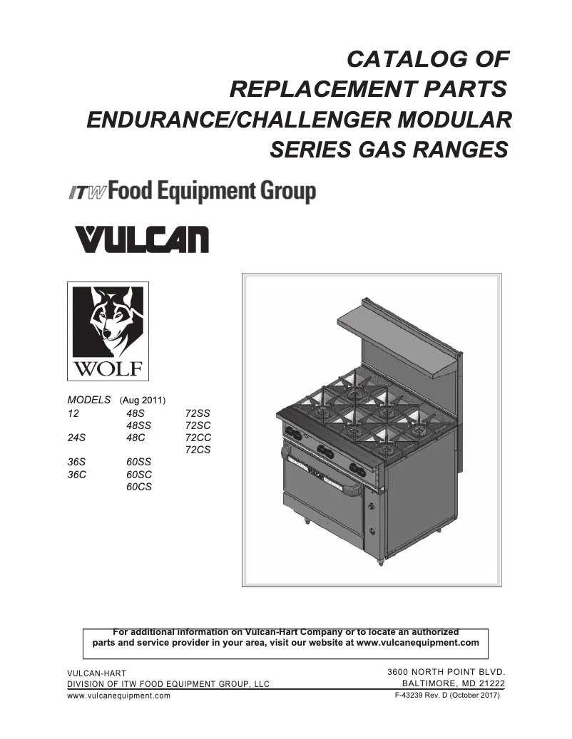 Page n°1 - Catalogue Vulcan 60SC-4B36CB