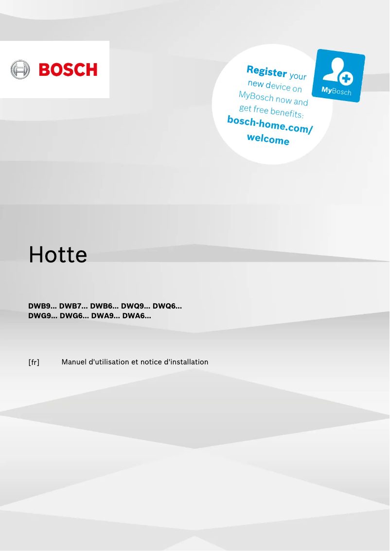 Image de la première page du manuel de l'appareil DWB96DM50