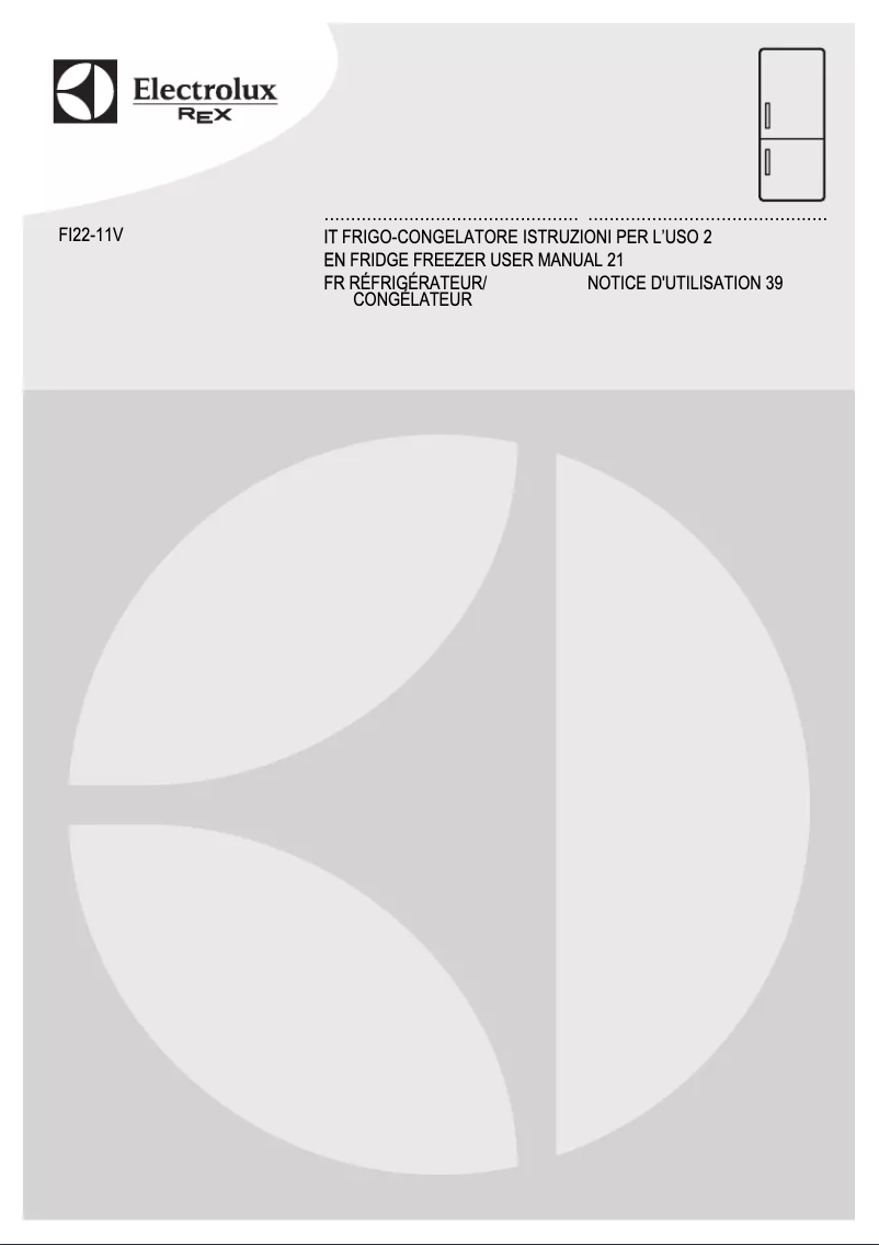 Page n°1 - Manuel utilisateur Rex FI22/11V