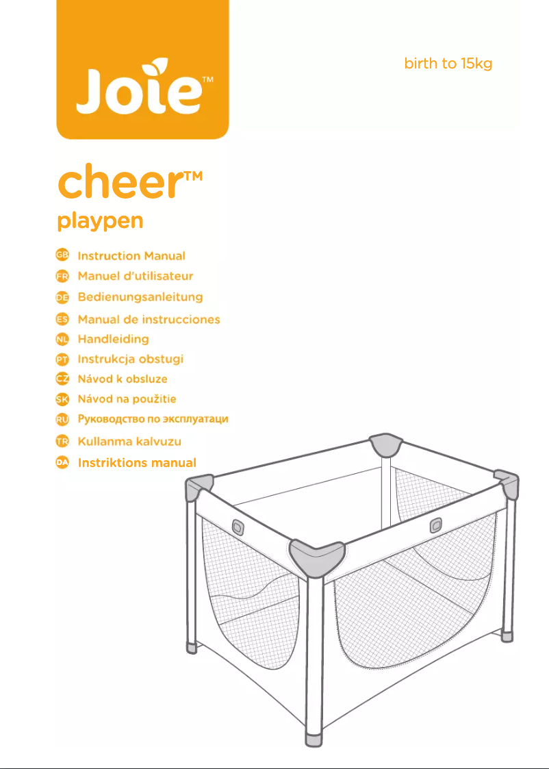 Image de la première page du manuel de l'appareil Cheer