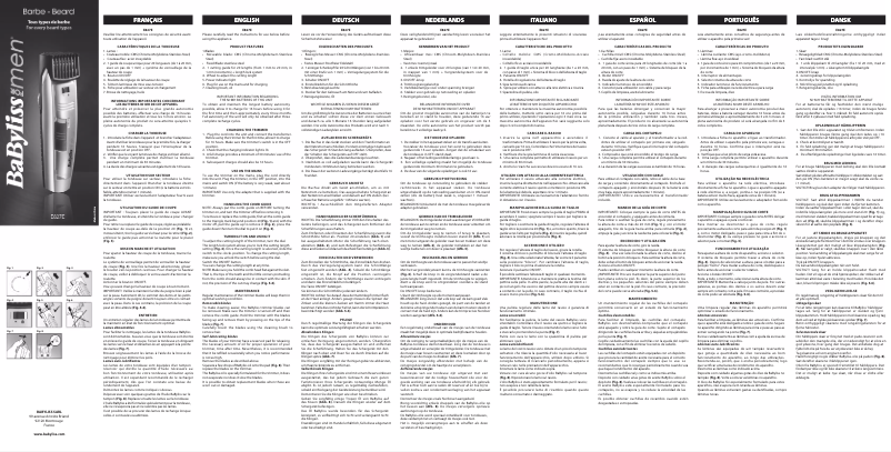 Page 1 de la notice Manuel utilisateur BaByliss 3 Day & More E827E