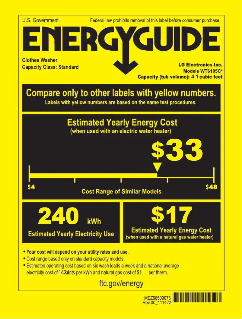 Image de la première page du manuel de l'appareil WT6105CM