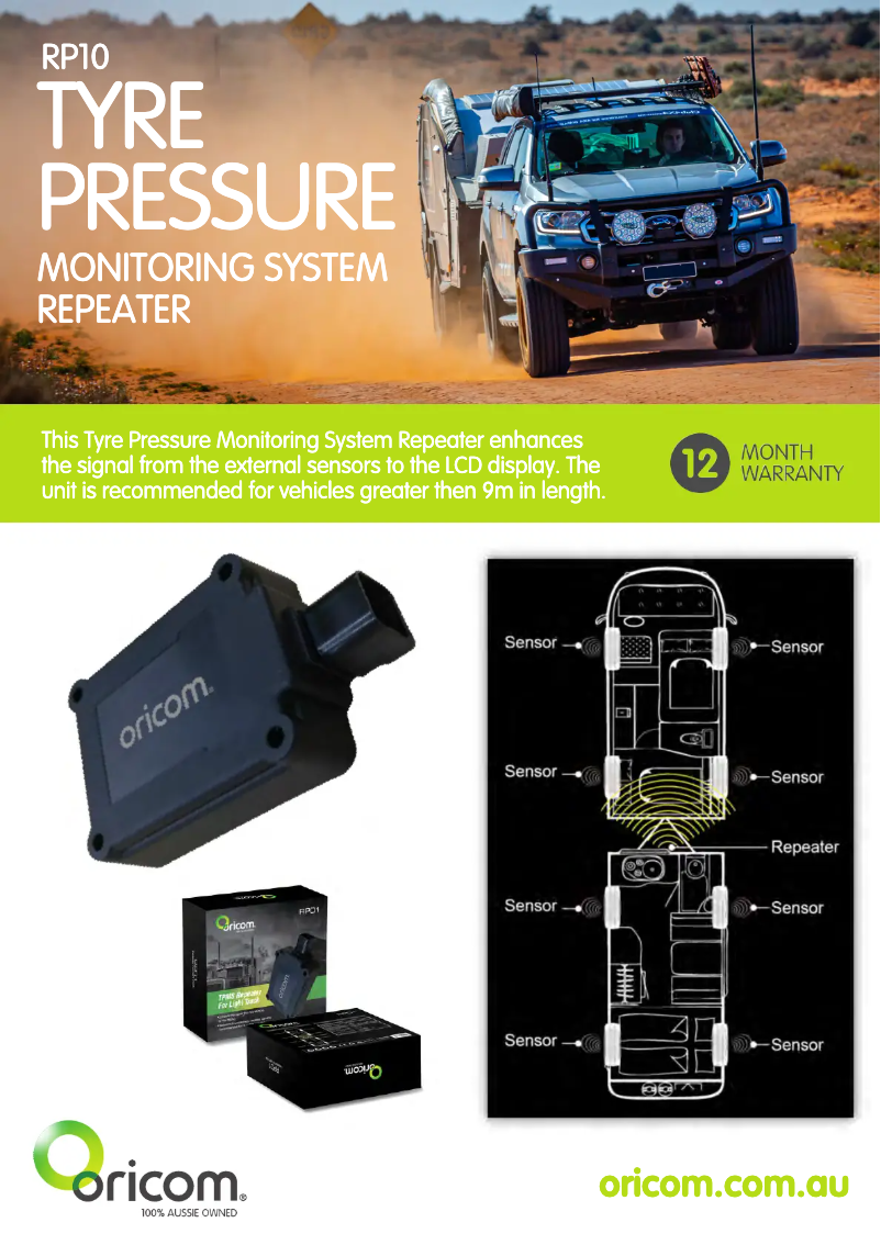 Página 1 del manual Ficha técnica Oricom TPS10-6I