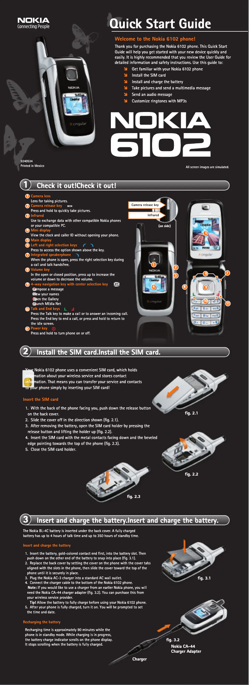 Image de la première page du manuel de l'appareil 6102