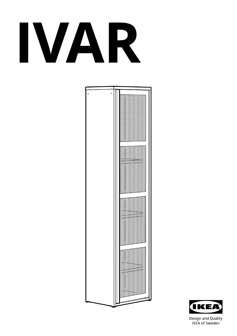 Página 1 del manual Manual de usuario Ikea IVAR 605.312.37