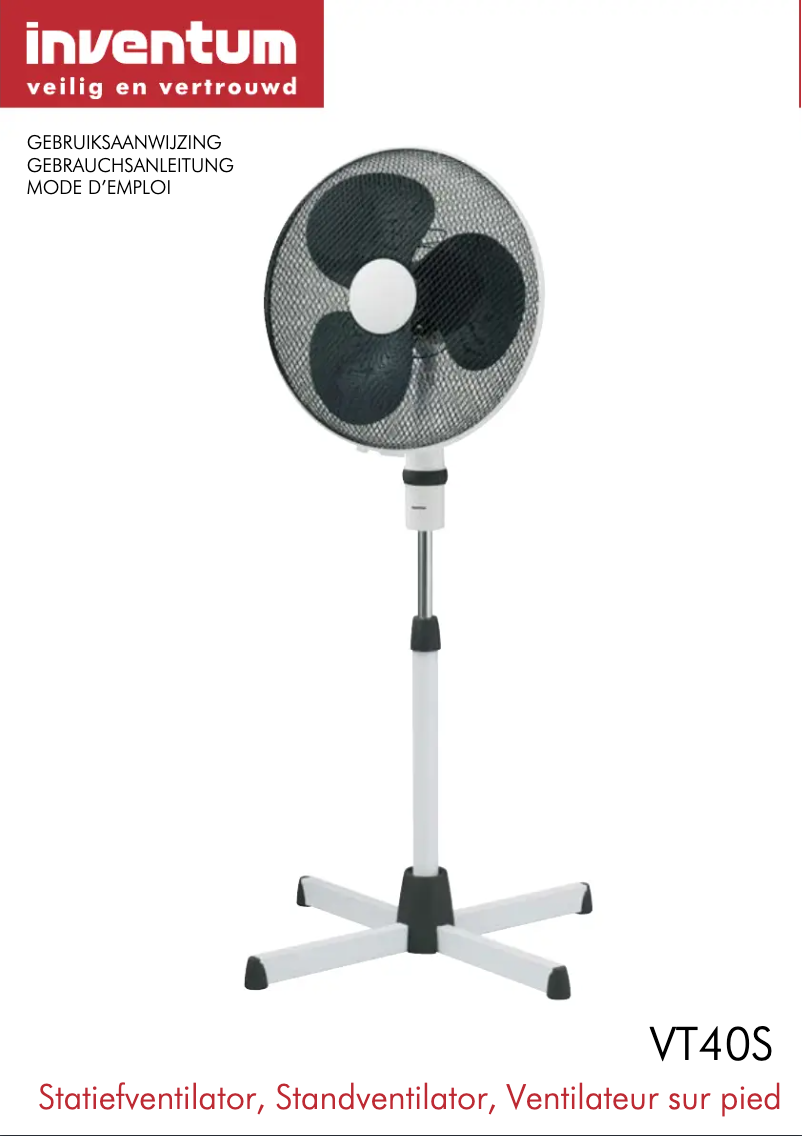 Page 1 de la notice Manuel utilisateur Inventum VT40S