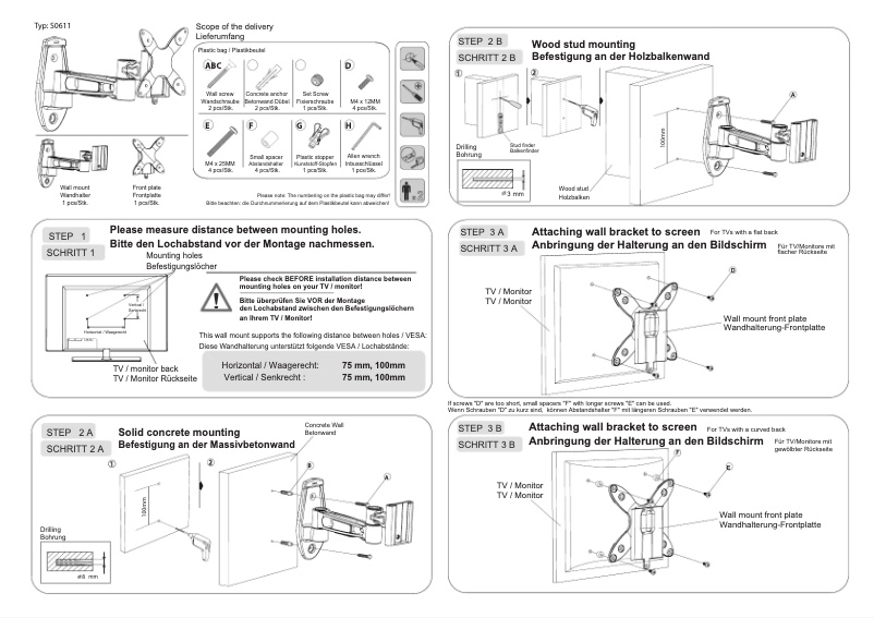 Page 1 de la notice Manuel utilisateur Ricoo S0611