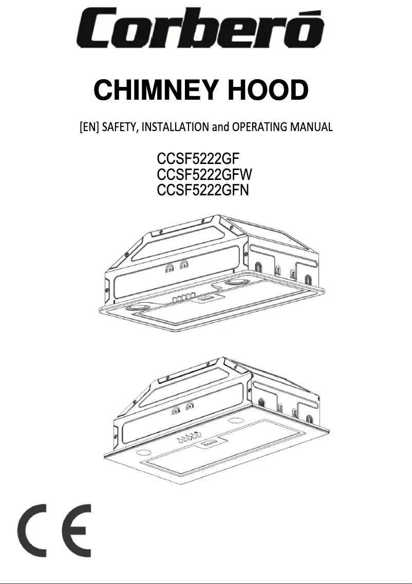 Page 1 de la notice Manuel utilisateur Corbero CCSF5222GF