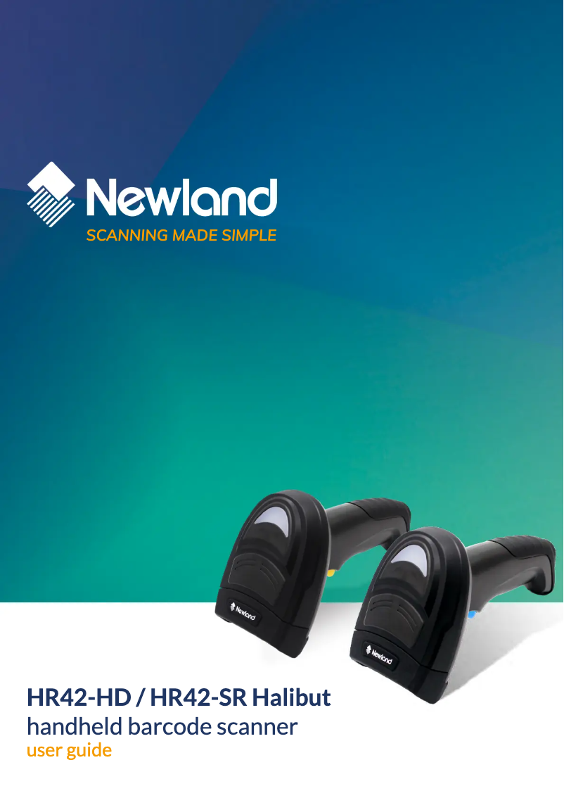 Página 1 del manual Manual de usuario Newland HR42-HD