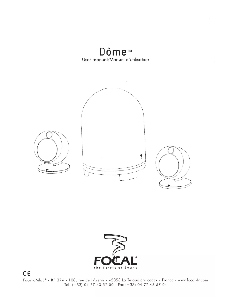 Image de la première page du manuel de l'appareil Dôme Flax