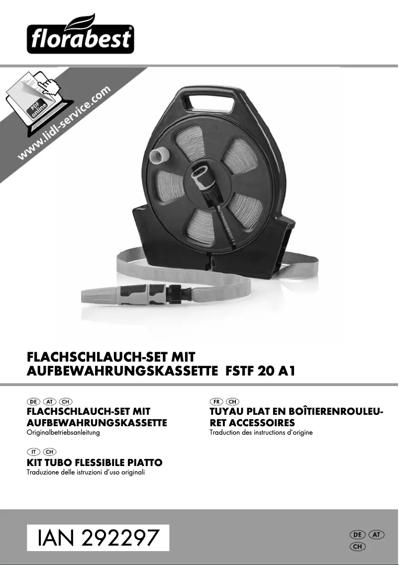 Page 1 de la notice Manuel utilisateur Florabest FSTF 20 A1