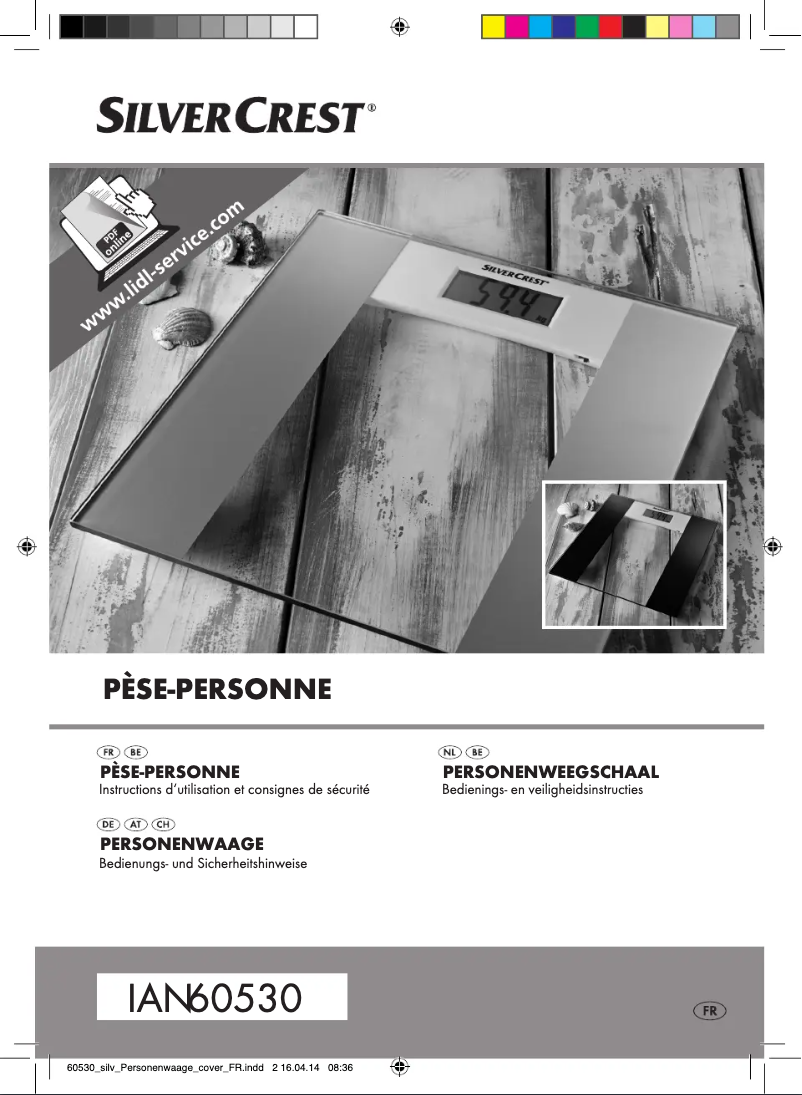 Page 1 de la notice Manuel utilisateur SilverCrest IAN 60530