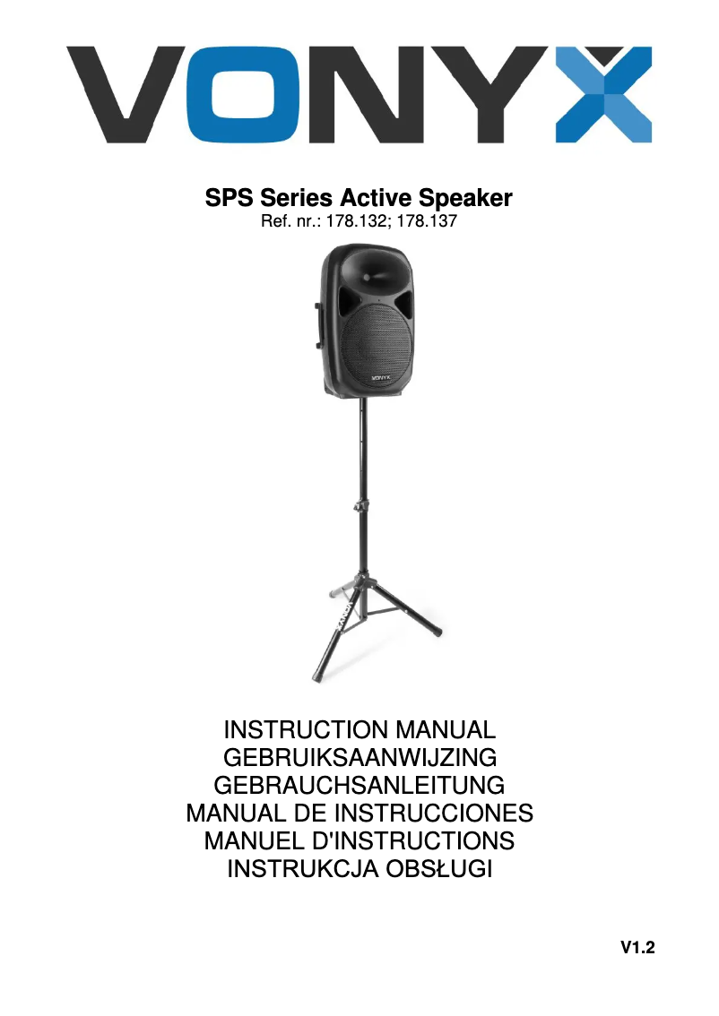 Image de la première page du manuel de l'appareil SPS12A