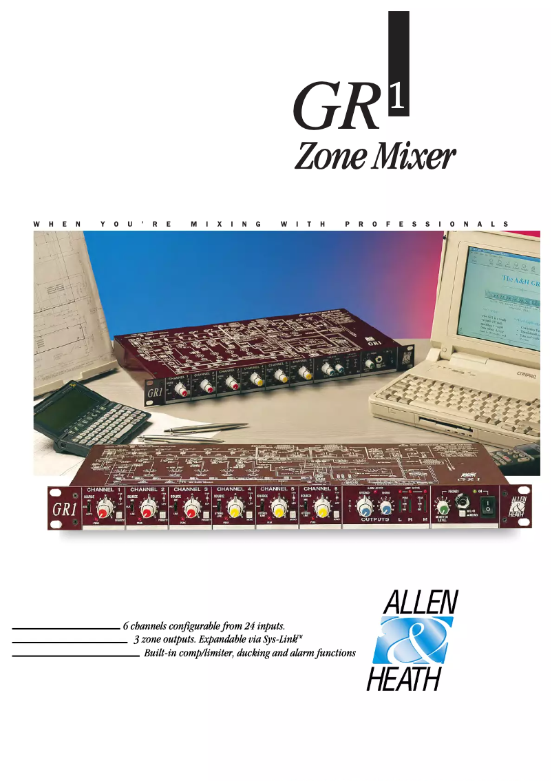 Image de la première page du manuel de l'appareil GR1