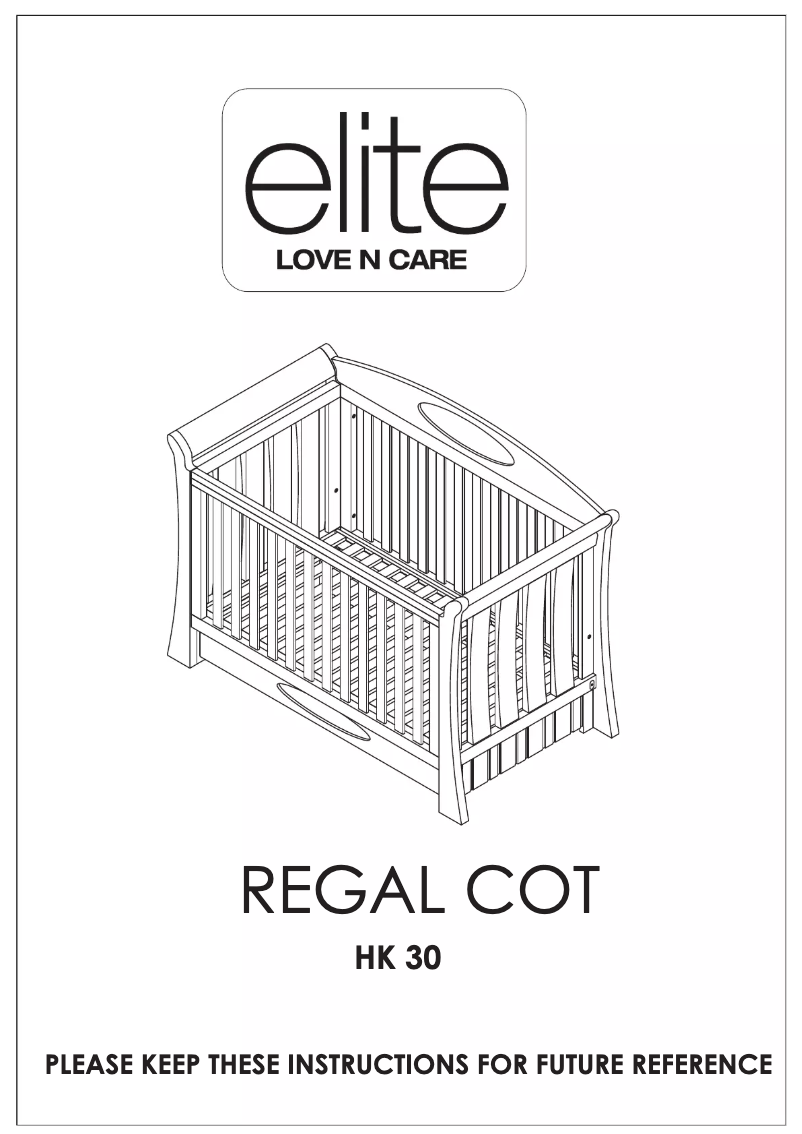 Page n°1 - Manuel utilisateur Love N Care Elite Regal