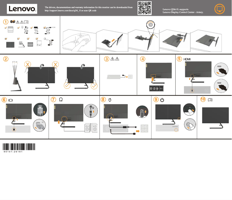 Imagen de la primera página del manual del dispositivo Q24i-1L