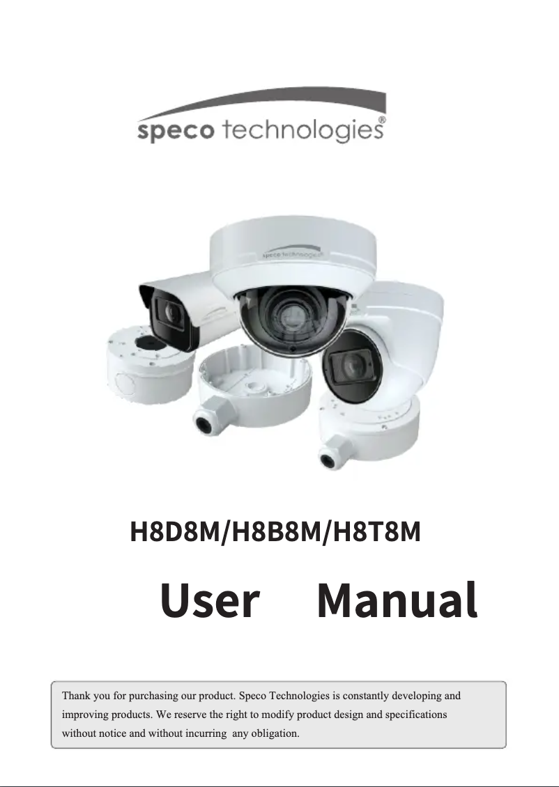 Image de la première page du manuel de l'appareil H8T8M