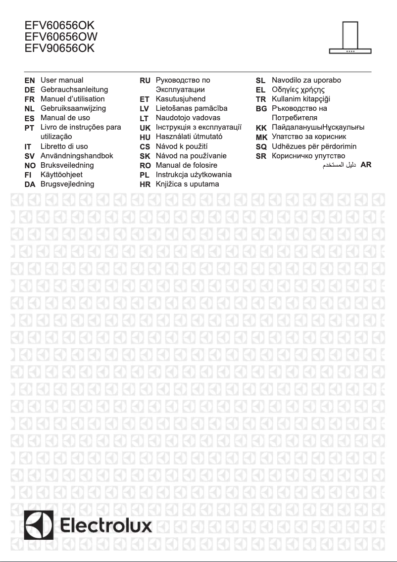 Image de la première page du manuel de l'appareil EFV60656OK
