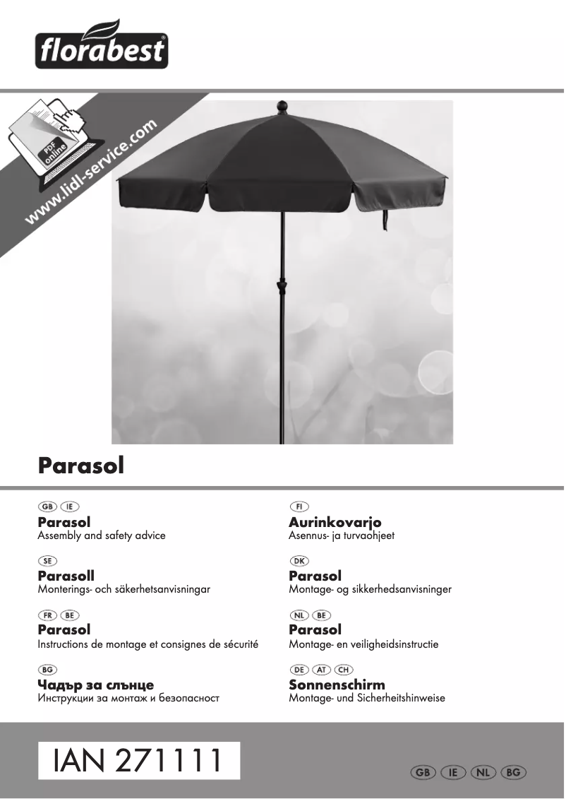 Página 1 del manual Manual de usuario Florabest IAN 271111