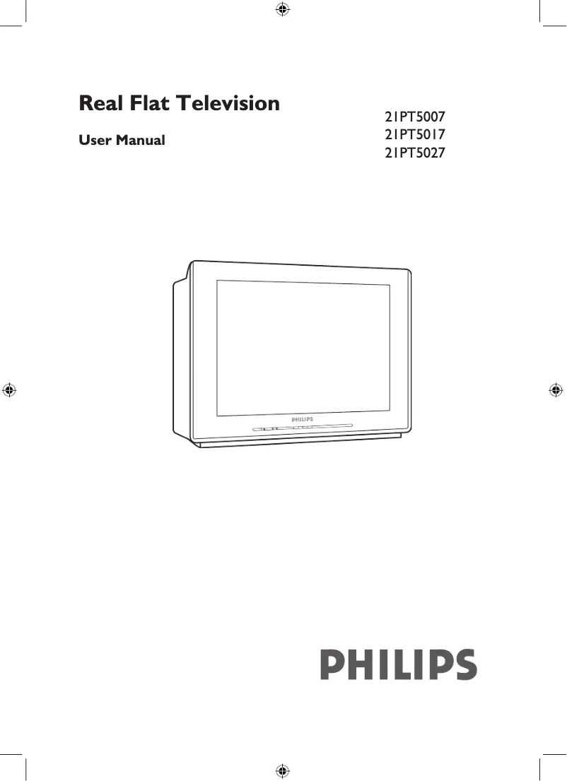 Page 1 de la notice Manuel utilisateur Philips 21PT5027