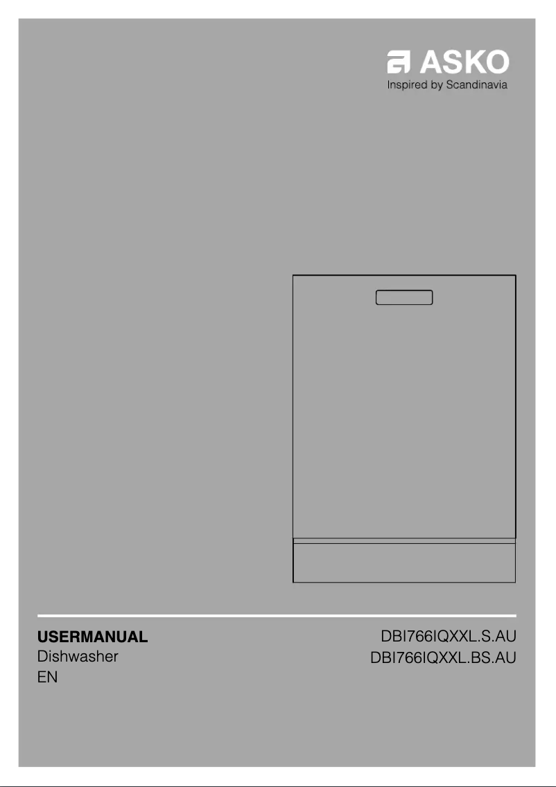 Page n°1 - Manuel utilisateur Asko DBI766IQXXL.BS.AU