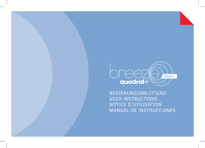 Page 1 de la notice Manuel utilisateur Quadral Breeze L