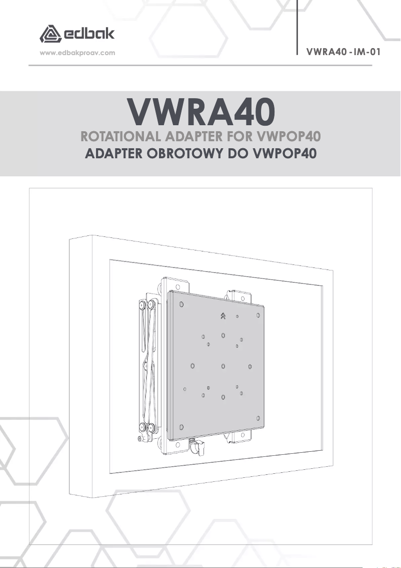 Página 1 del manual Manual de usuario Edbak VWRA40