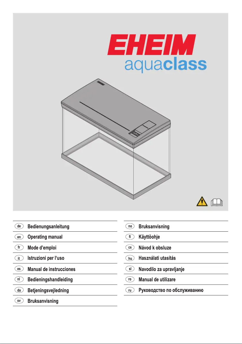 Imagen de la primera página del manual del dispositivo aquaclass 30