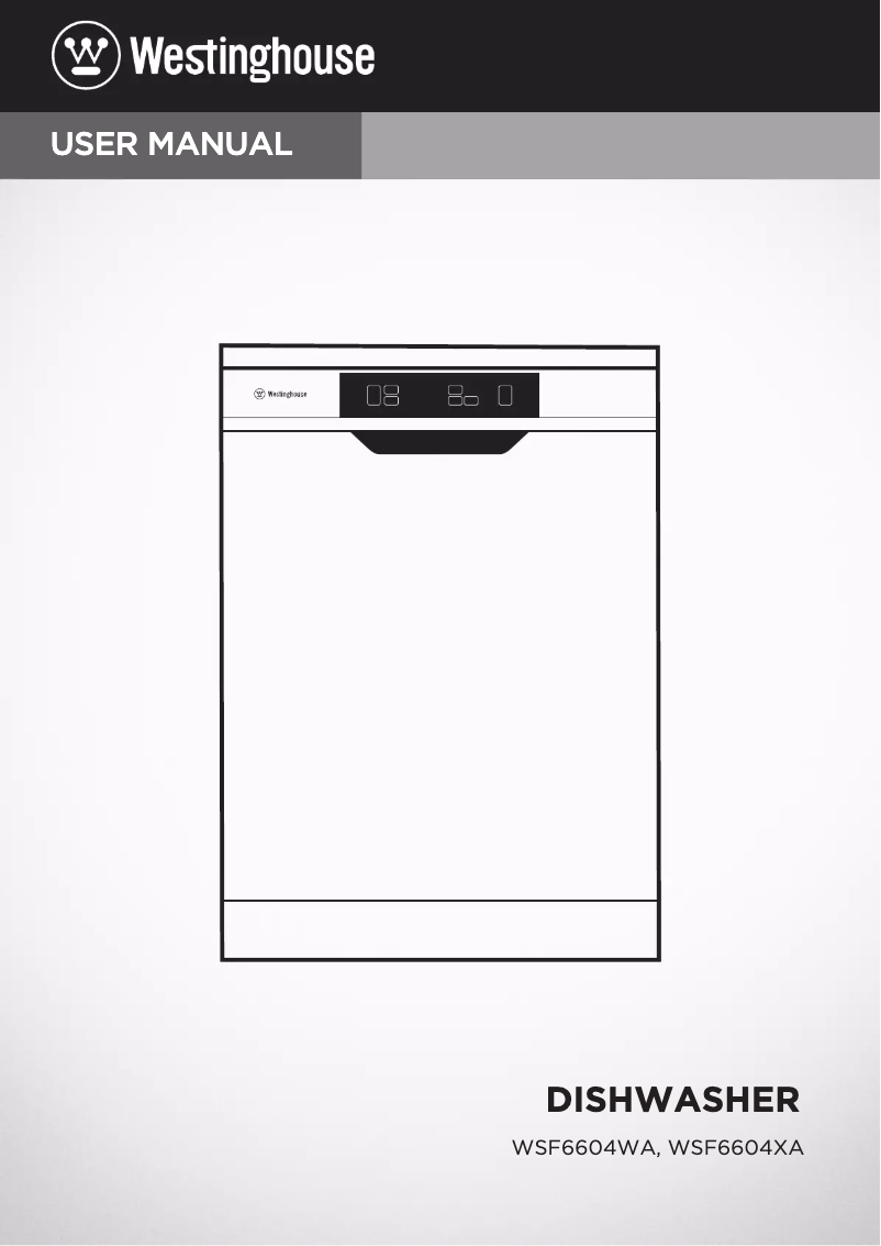 Page 1 de la notice Manuel utilisateur Westinghouse WSF6604XA