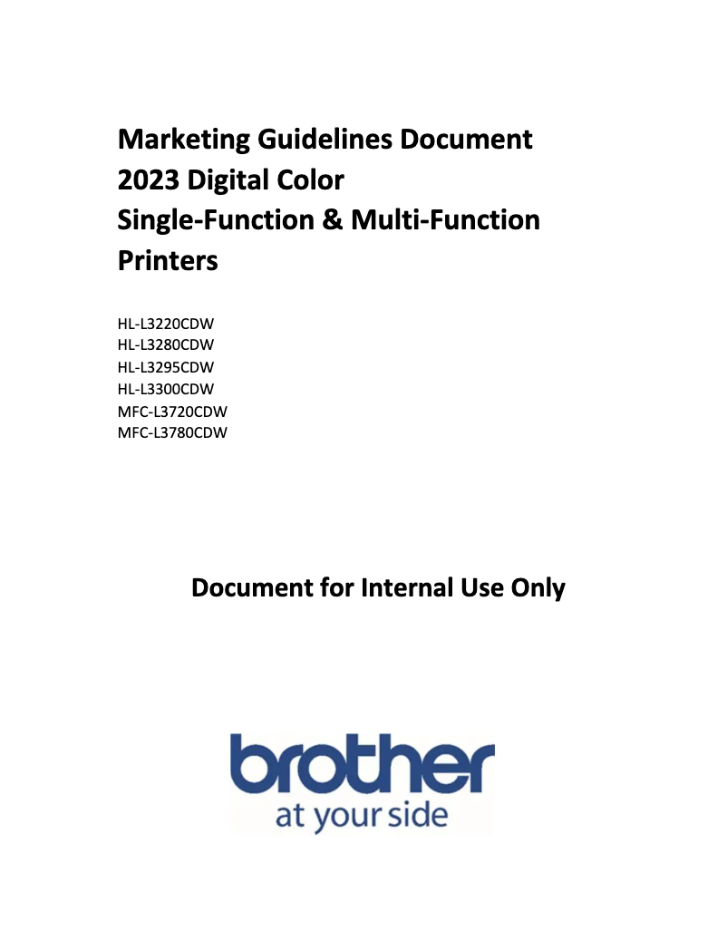 Page 1 de la notice Manuel utilisateur Brother HL-L3295CDW