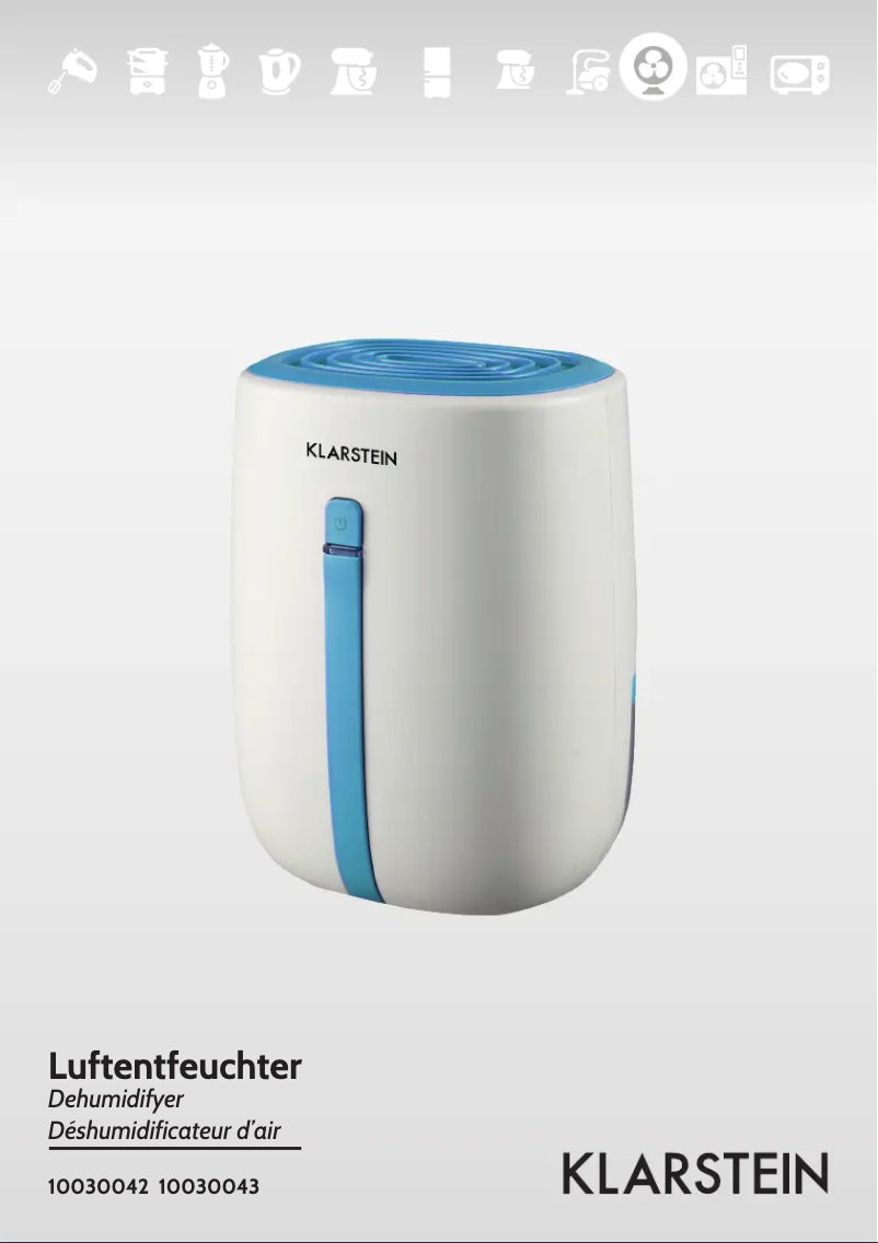 Image de la première page du manuel de l'appareil 10030043