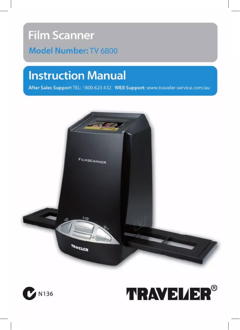 Page 1 de la notice Manuel utilisateur Traveler TV 6800