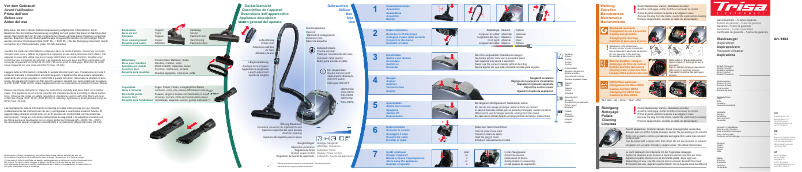 Page n°1 - Manuel utilisateur Trisa Professional Clean T8217