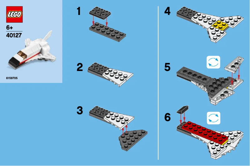 Page 1 de la notice Manuel utilisateur Lego 40127