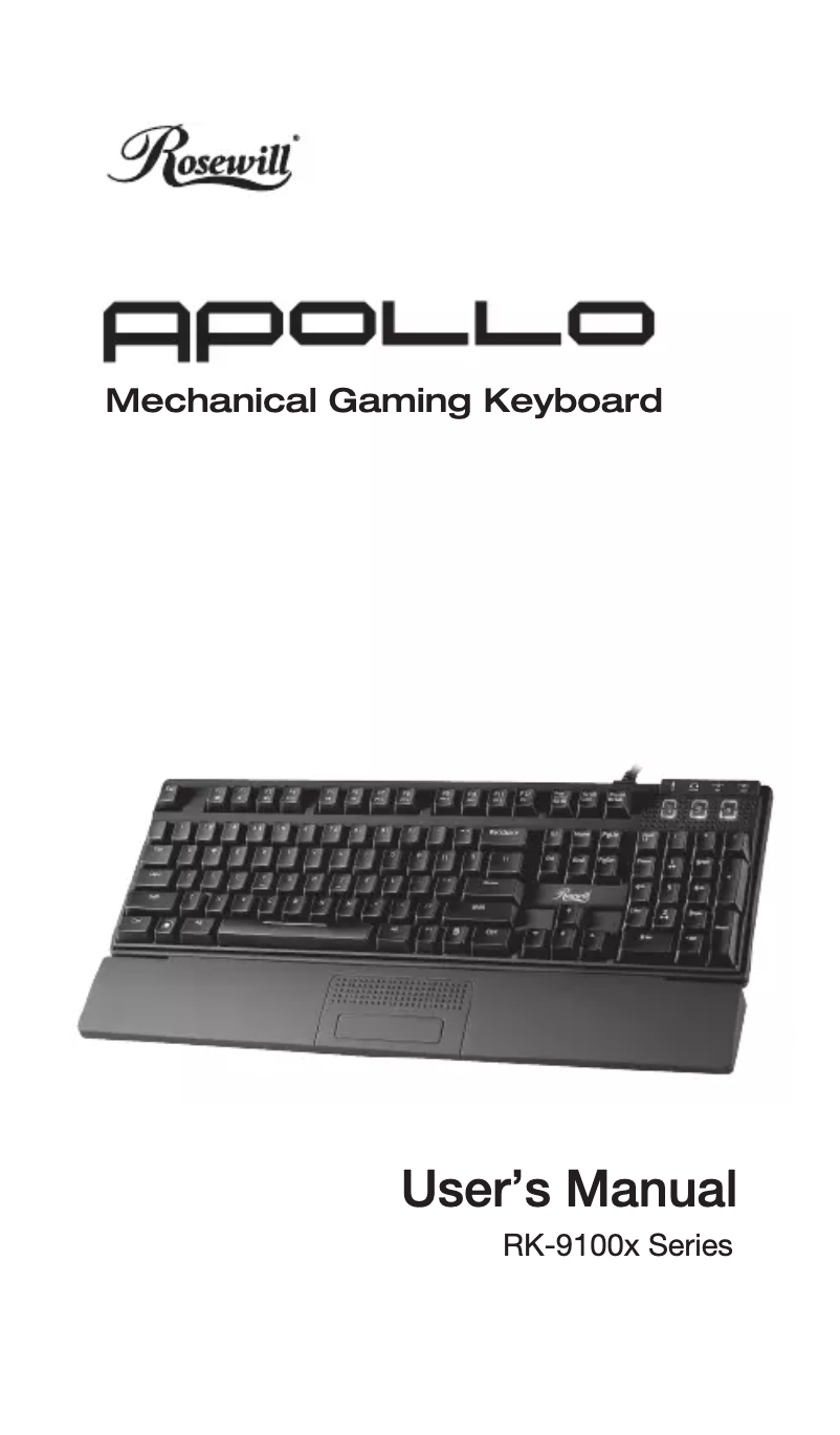 Image de la première page du manuel de l'appareil RK-9100xR