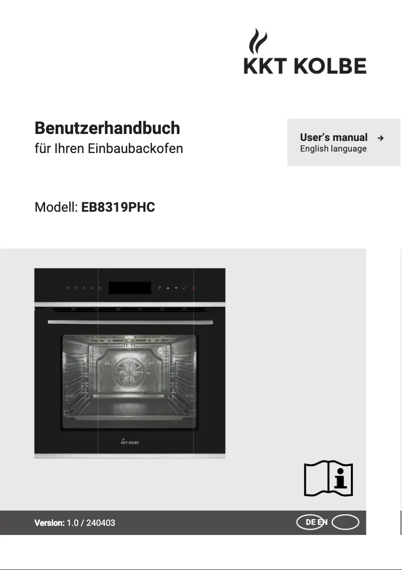 Image de la première page du manuel de l'appareil EB8319PHC