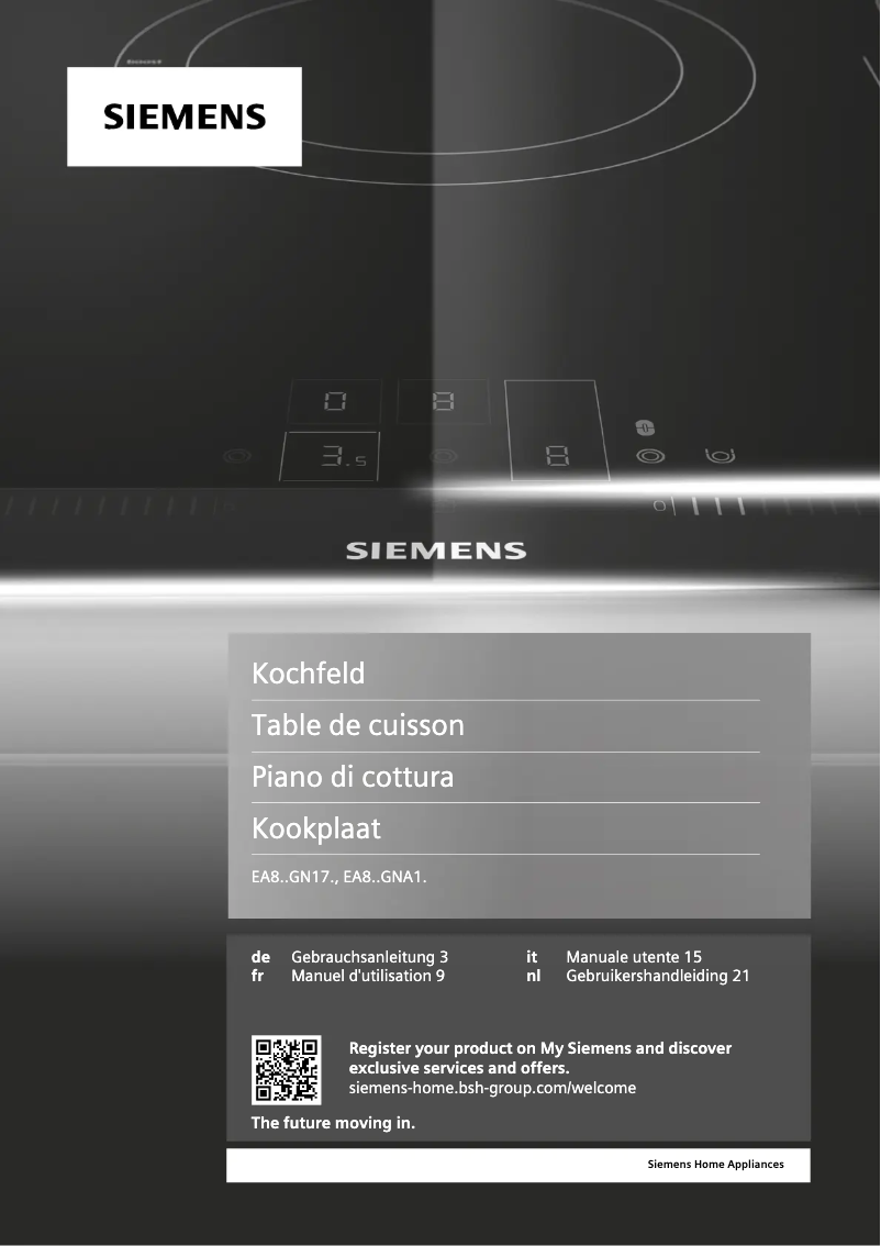 Image de la première page du manuel de l'appareil EA845GN17