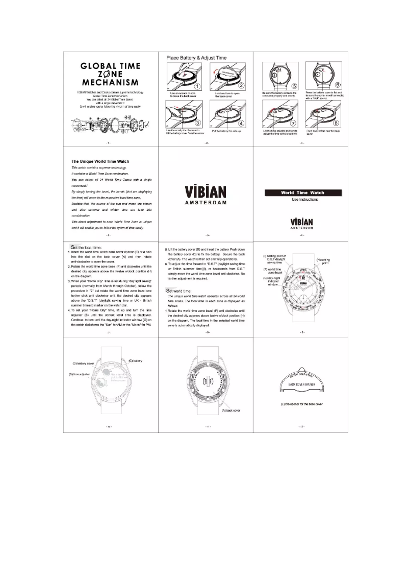 Page 1 de la notice Manuel utilisateur VIBIAN Nobilita-02